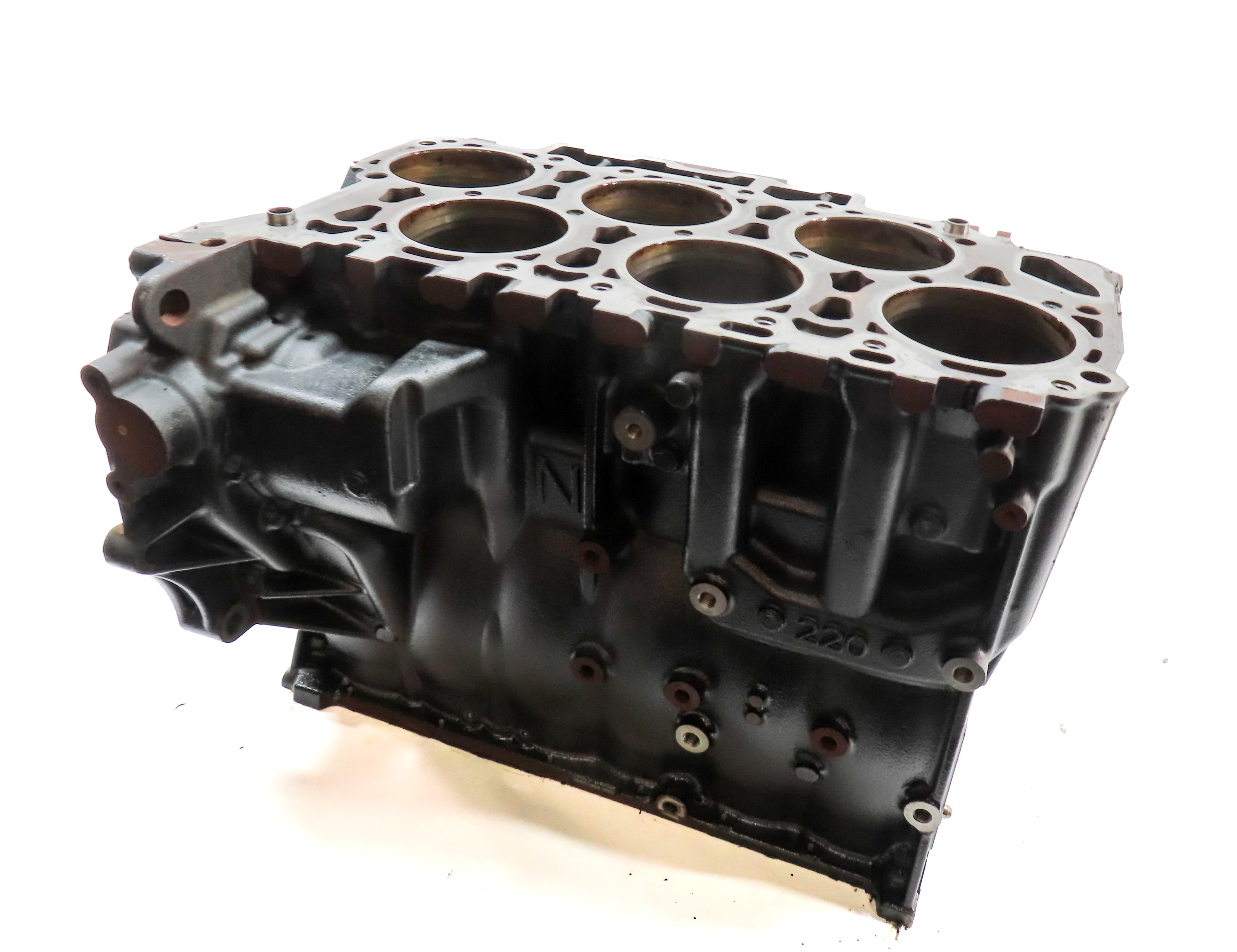 2011-2012 PORSCHE CAYENNE (958) 3.6L M55.02 VR6 ENGINE CYLINDER BLOCK (BARE) — exact item pictured